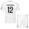 Camisola + Calções Real Madrid Camavinga 12 Criança Equipamento 1ª 24/25